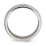 Sterling Silver Rhodium-plated 5-row Eternity Ring - Product Photo
