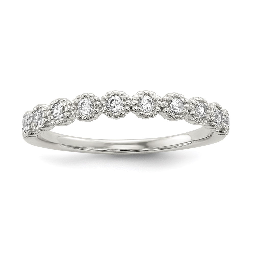 Sterling Silver CZ Ring - Product Photo