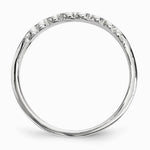 Sterling Silver Rhodium-plated Children's Enameled Hearts Ring - Product Photo