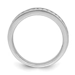 Sterling Silver Rhodium Plated CZ Ring - Product Photo