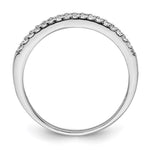 Sterling Silver Rhodium-Plated CZ Ring - Product Photo