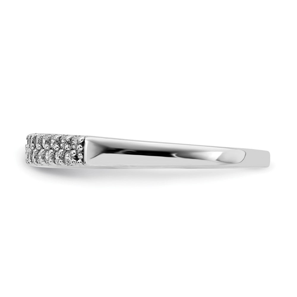 Sterling Silver Rhodium-Plated CZ Ring - Product Photo