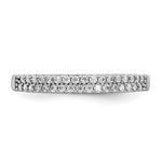 Sterling Silver Rhodium-Plated CZ Ring - Product Photo