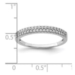 Sterling Silver Rhodium-Plated CZ Ring - Product Photo