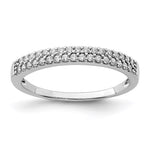 Sterling Silver Rhodium-Plated CZ Ring - Product Photo