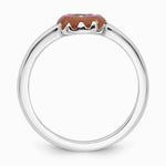 Sterling Silver Rhodium-plated Children's Enamel Donut Ring - Product Photo