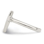 Sterling Silver Solid Cross Ring - Product Photo