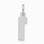 Sterling Silver Rhodium-plated Diamond-cut 
