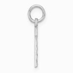 Sterling Silver Rhodium-plated Diamond-cut 