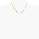 14K Yellow Gold 2.75 mm Diamond-Cut Quadruple Rope Chain Necklace 16"-30" - Product Photo