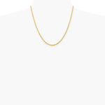 14K Yellow Gold 2.75 mm Diamond-Cut Quadruple Rope Chain Necklace 16"-30" - Product Photo