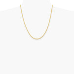 14K Yellow Gold 2.75 mm Diamond-Cut Quadruple Rope Chain Necklace 16"-30" - Product Photo