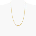 14K Yellow Gold 2.75 mm Diamond-Cut Quadruple Rope Chain Necklace 16"-30" - Product Photo