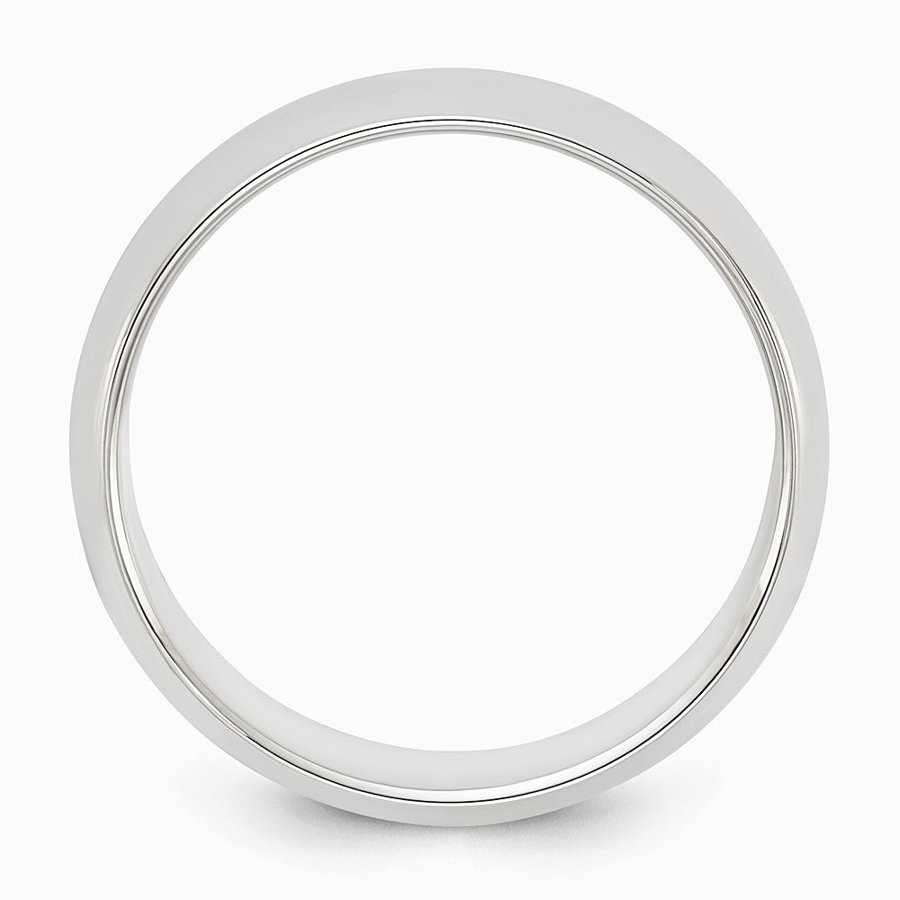 Sterling Silver 6mm Half-Round Size 10 Band - Product Photo
