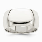 Sterling Silver 10mm Half Round Size 10 Band - Product Photo