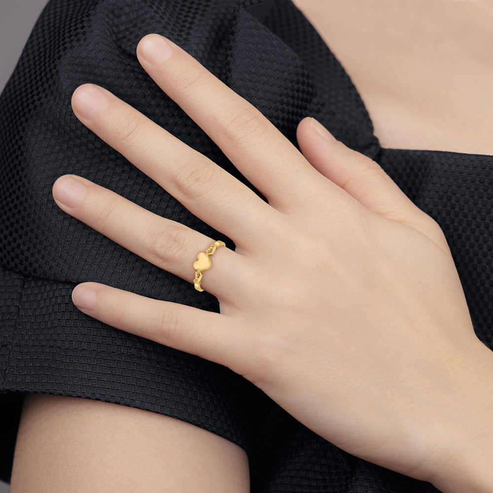 14k Children's Heart Ring - Product Photo