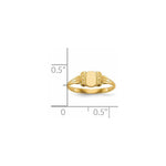 14k Childs Signet Ring - Product Photo