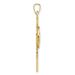 14k Cross with Miraculous Medal Pendant - Product Photo