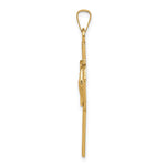 14k Cross w/St. Jude Medal Pendant - Product Photo