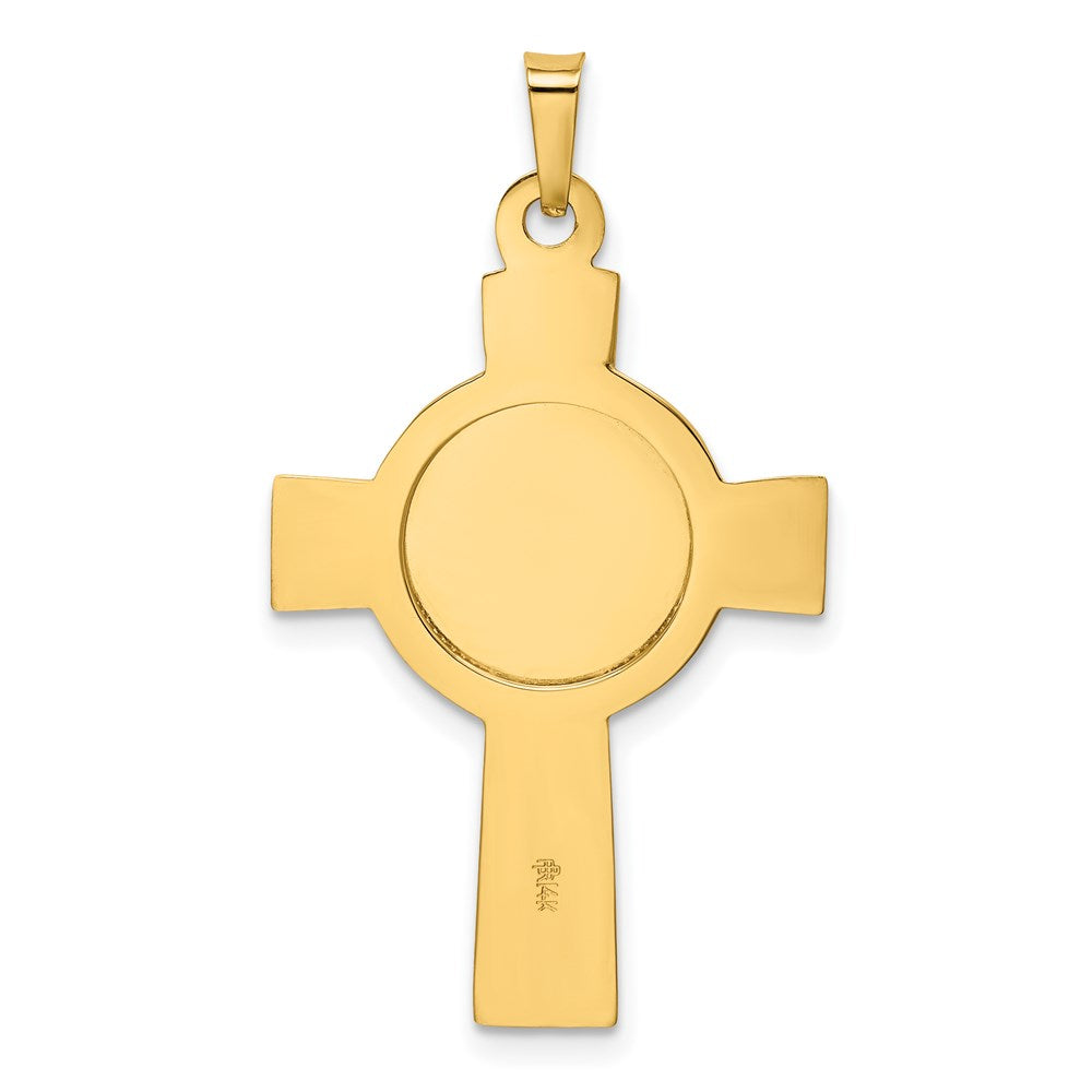 14k Cross w/St. Jude Medal Pendant - Product Photo