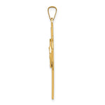 14k Cross w/St. Michael Medal Pendant - Product Photo