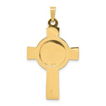 14k Cross w/St. Michael Medal Pendant - Product Photo