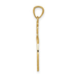 14k Scroll Design Cross Pendant - Product Photo