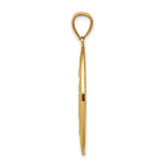 10K / 14K Yellow Gold Miraculous Medal Pendant - Product Photo