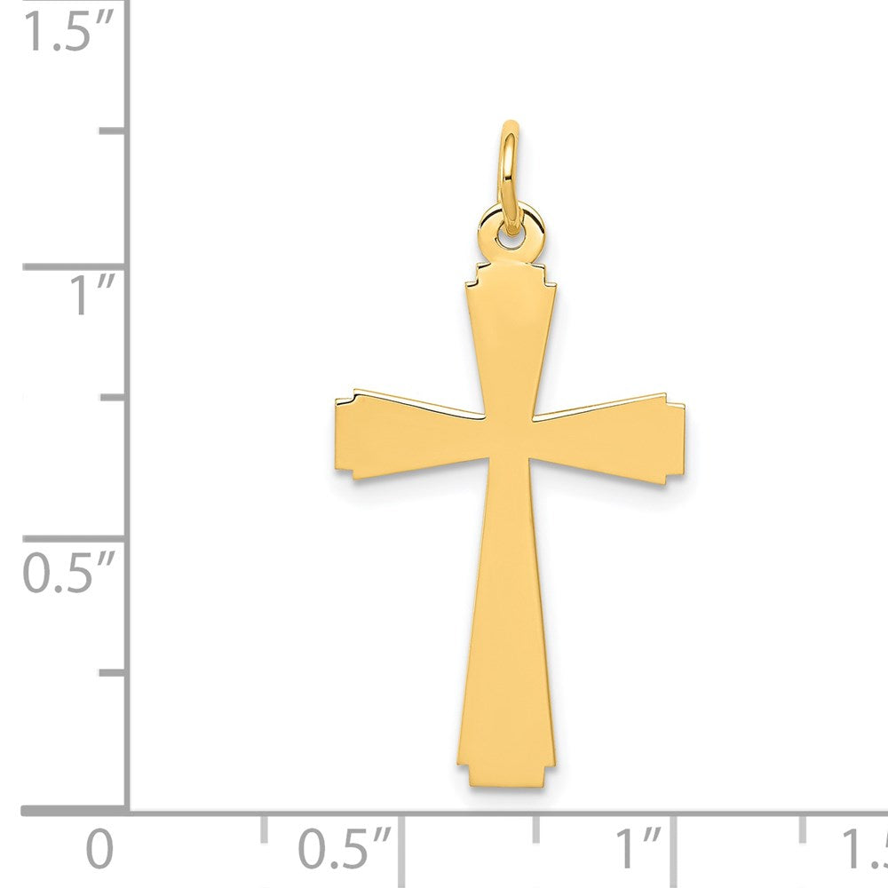 14k Cross Charm - Product Photo