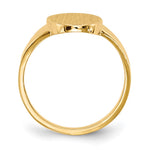 14k 9.0x14.5mm Open Back Signet Ring - Product Photo