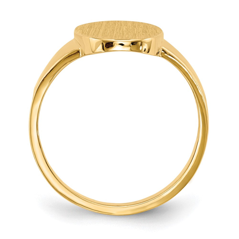 14k 9.0x14.5mm Open Back Signet Ring - Product Photo
