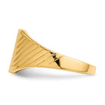 14k 8.0x9.5mm Open Back Signet Ring - Product Photo