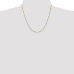 14k Rose Gold 1.10mm Box Chain - Product Photo