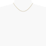 14K Rose Gold 1.05mm Diamond-Cut Spiga Chain Necklace 16"-30" - Product Photo