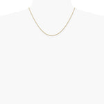 14K Rose Gold 1.05mm Diamond-Cut Spiga Chain Necklace 16"-30" - Product Photo