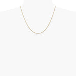 14K Rose Gold 1.05mm Diamond-Cut Spiga Chain Necklace 16"-30" - Product Photo