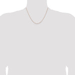 14k Rose Gold .95mm Box Chain - Product Photo