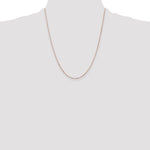 14k Rose Gold .95mm Box Chain - Product Photo