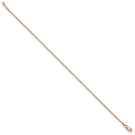 14k Rose Gold .95mm Box Chain - Product Photo