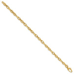 14K Yellow Gold 7.5in Polished Fancy Link Bracelet - Product Photo
