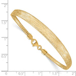 14K Stretch Mesh Graduated Bracelet - Product Photo