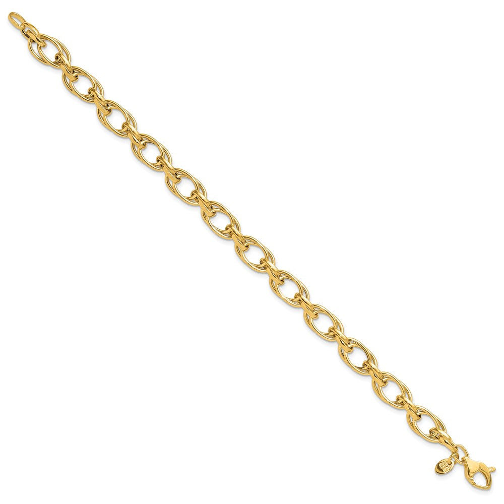 14K Polished Fancy Bracelet - Product Photo
