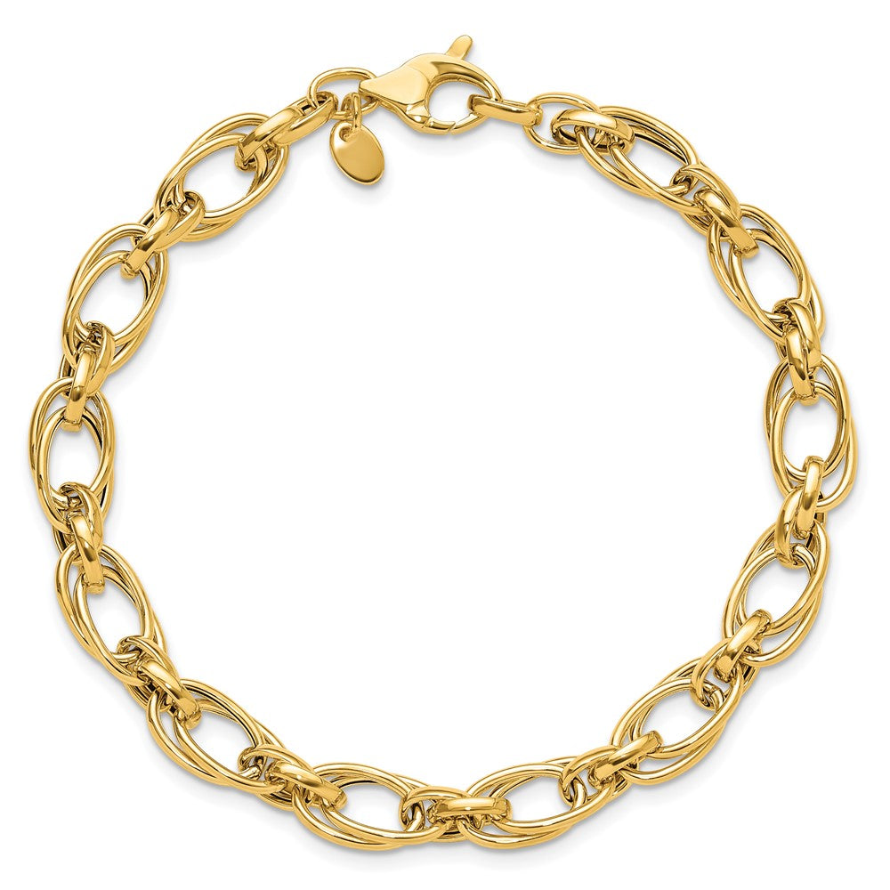 14K Polished Fancy Bracelet - Product Photo