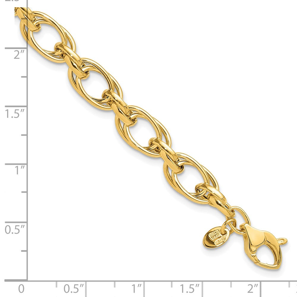 14K Polished Fancy Bracelet - Product Photo