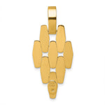 14k Polished Fancy Link Dangle Pendant - Product Photo