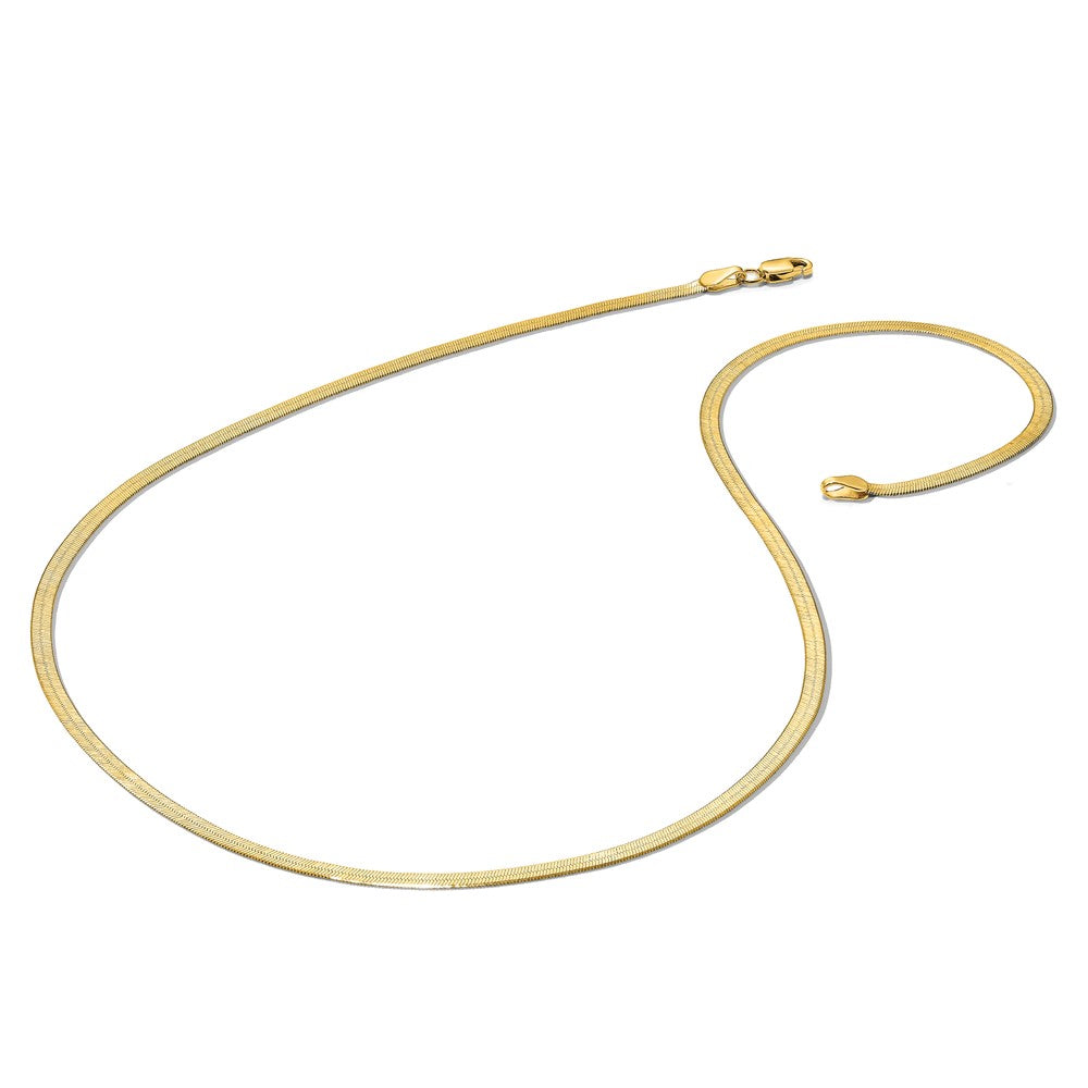 14k 2.5mm Silky Herringbone Chain - Product Photo