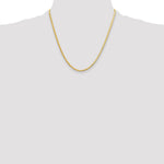 14k 2.5mm Silky Herringbone Chain - Product Photo