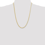 14k 2.5mm Silky Herringbone Chain - Product Photo