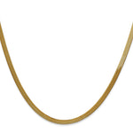 14k 3mm Silky Herringbone Chain - Product Photo