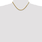 14k 3mm Silky Herringbone Chain - Product Photo